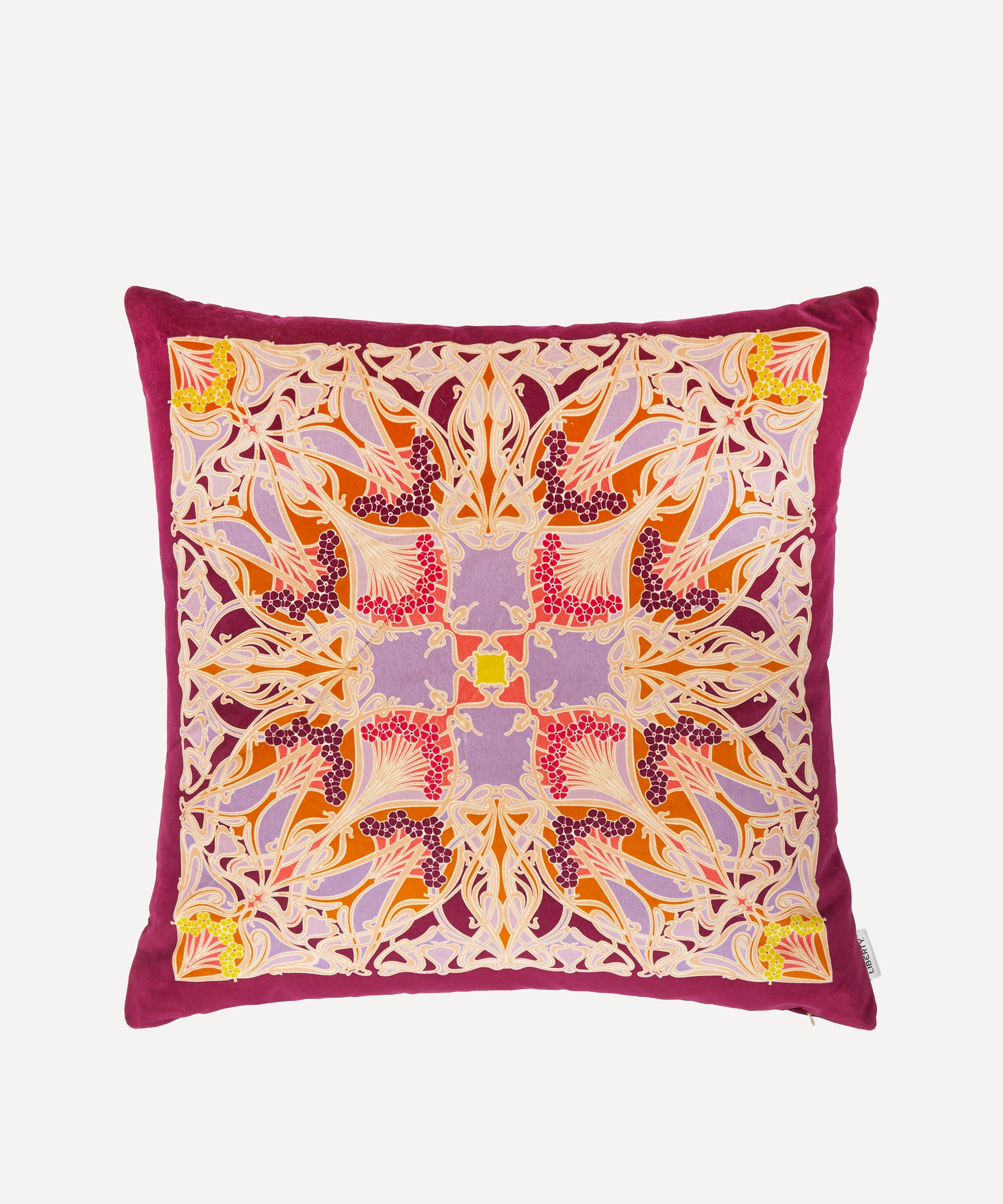 Liberty - Ianthe Square Velvet Cushion image number 0