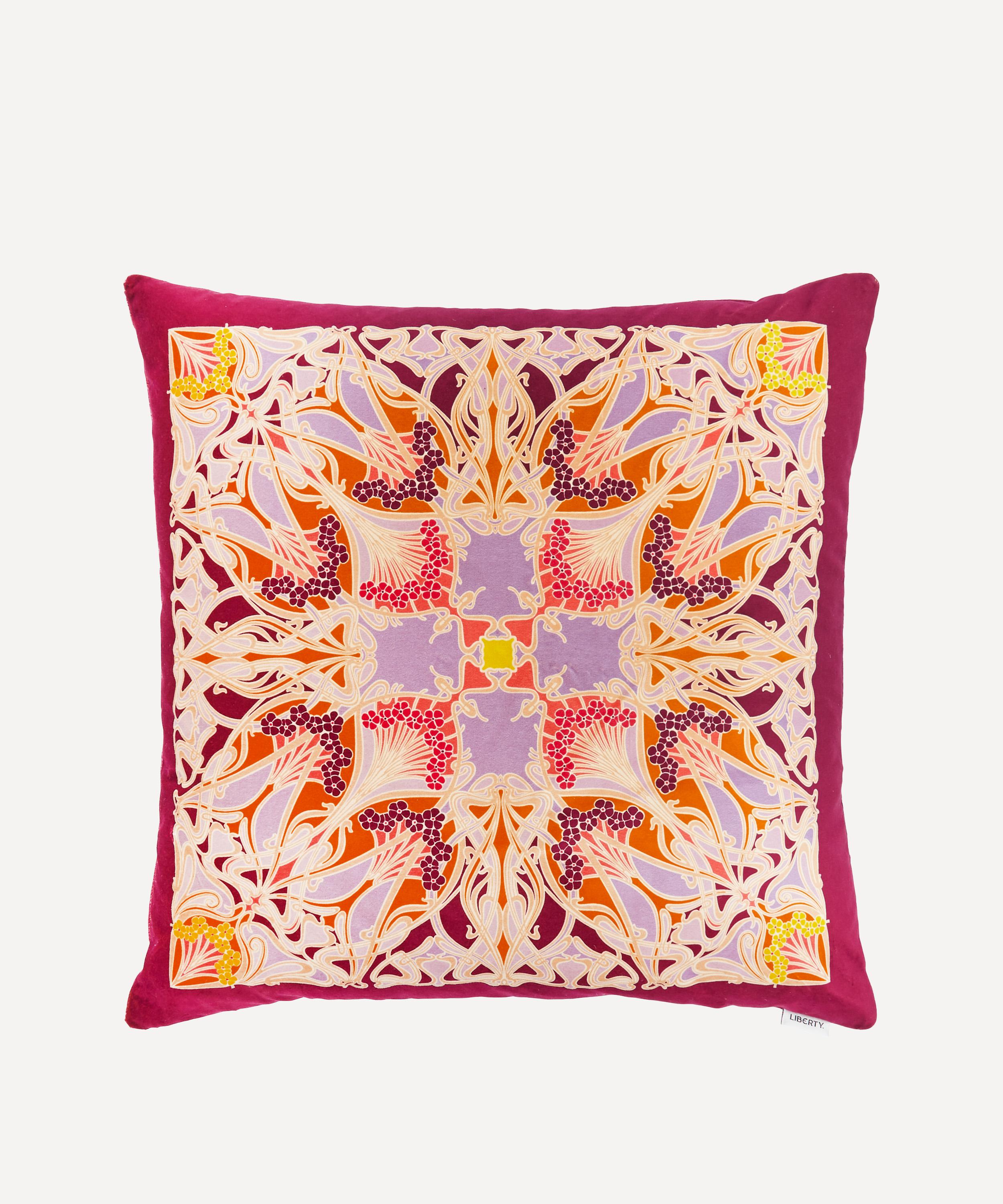 Liberty - Ianthe Square Velvet Cushion image number 1