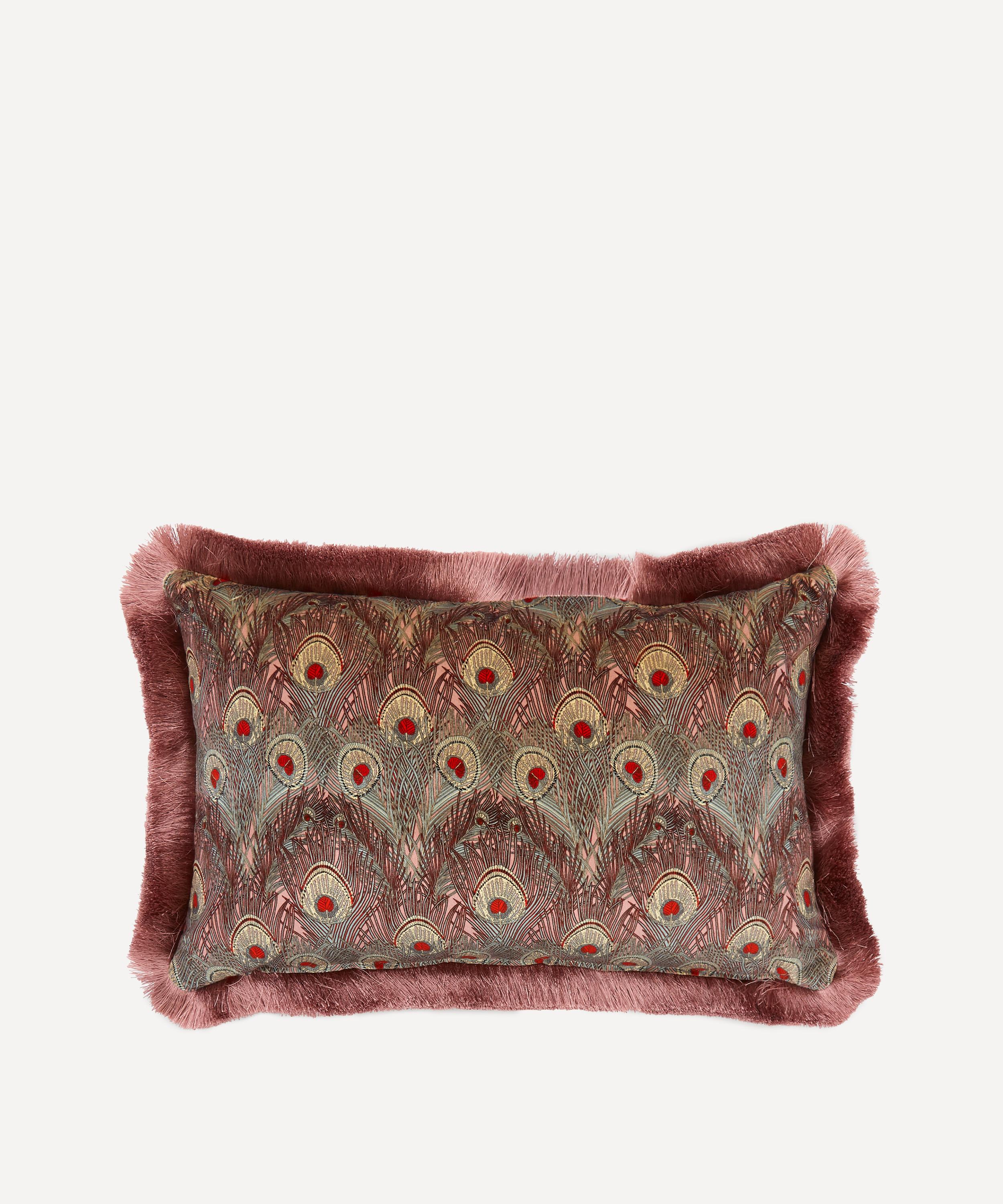 Liberty - Hera Fringed Velvet Cushion image number 0