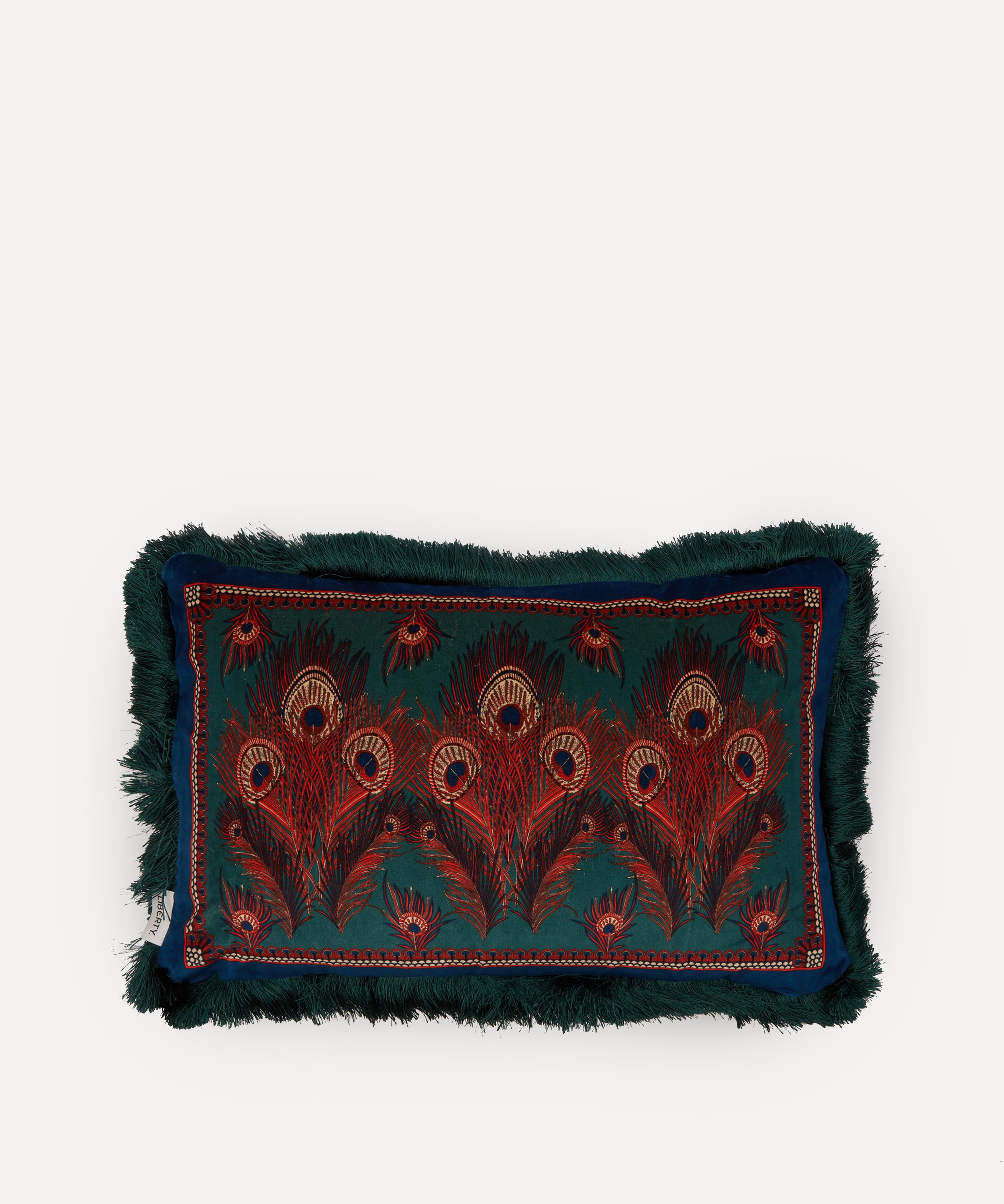 Liberty - Hera Fringed Velvet Cushion image number 0
