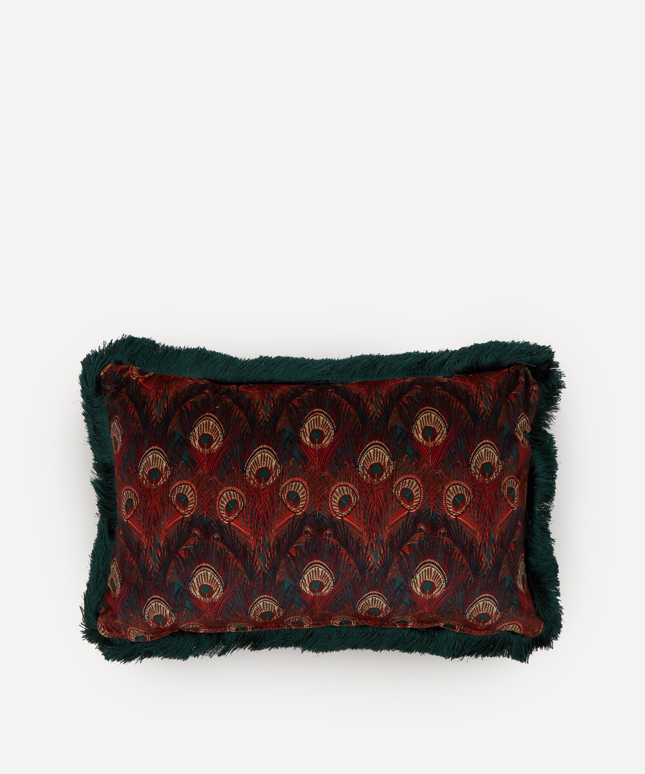Liberty - Hera Fringed Velvet Cushion image number 1