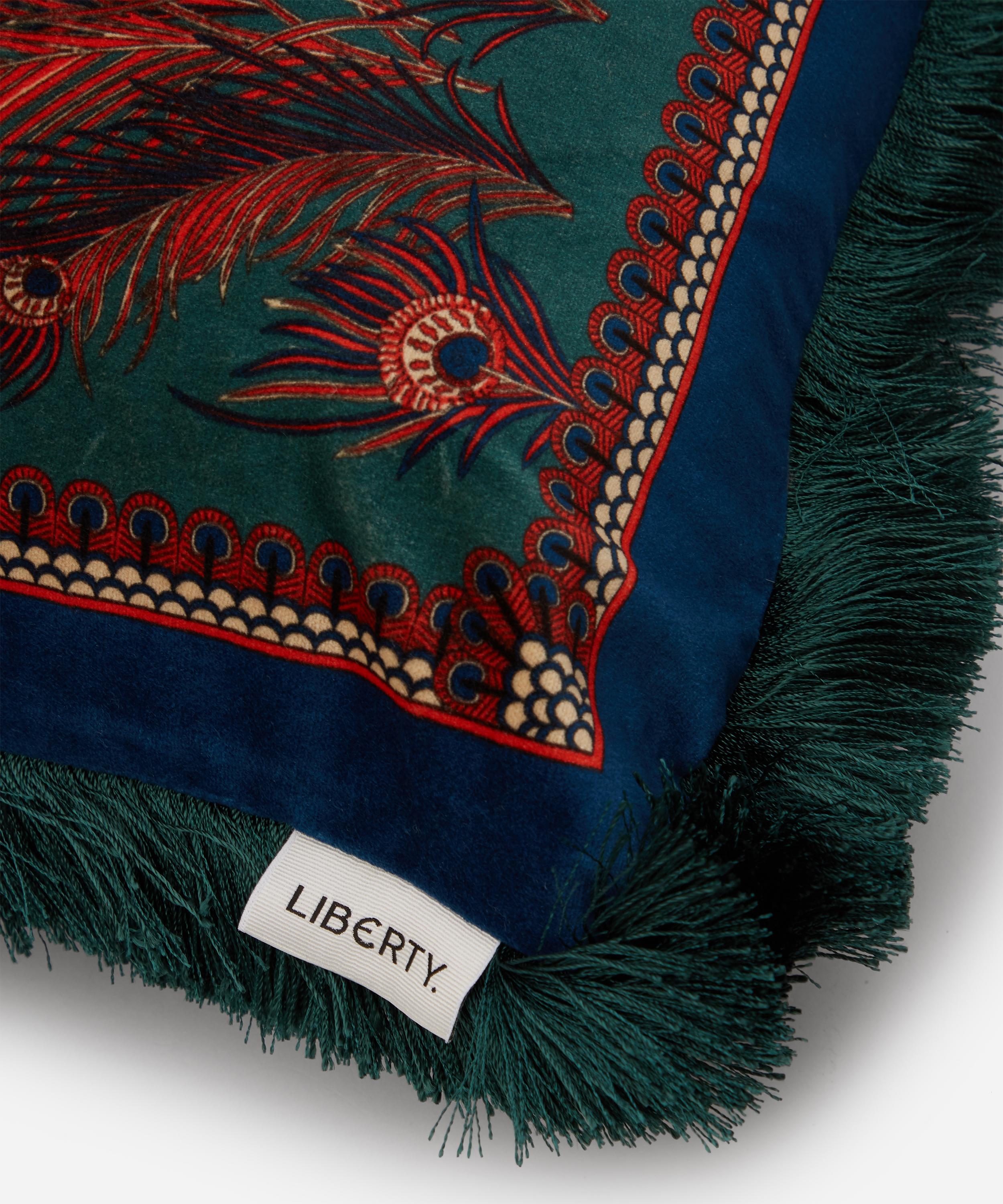 Liberty - Hera Fringed Velvet Cushion image number 2