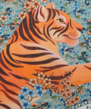 Liberty - Tiger Poppy Persia 147 x 111cm Cotton Sarong image number 2