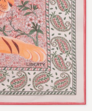 Liberty - Tiger Poppy Persia 147 x 111cm Cotton Sarong image number 3