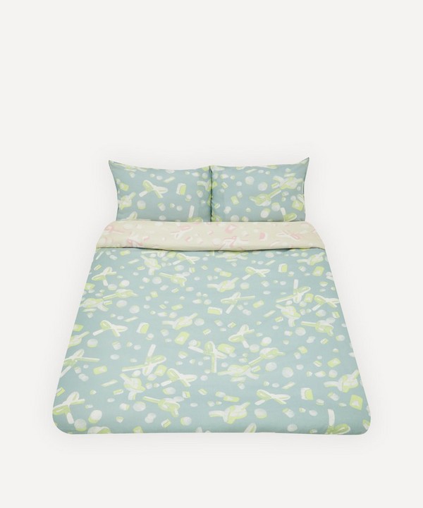 Coco & Wolf - Bobbi Knot Linen Double Duvet Cover Set image number null