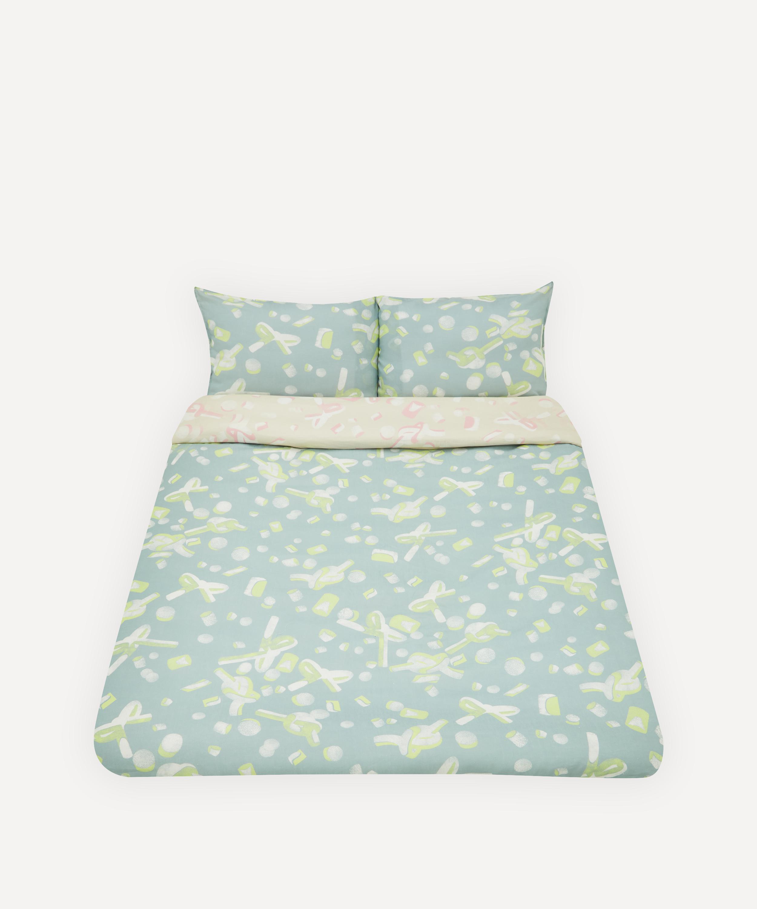 Coco & Wolf - Bobbi Knot Linen King Duvet Cover Set image number 0