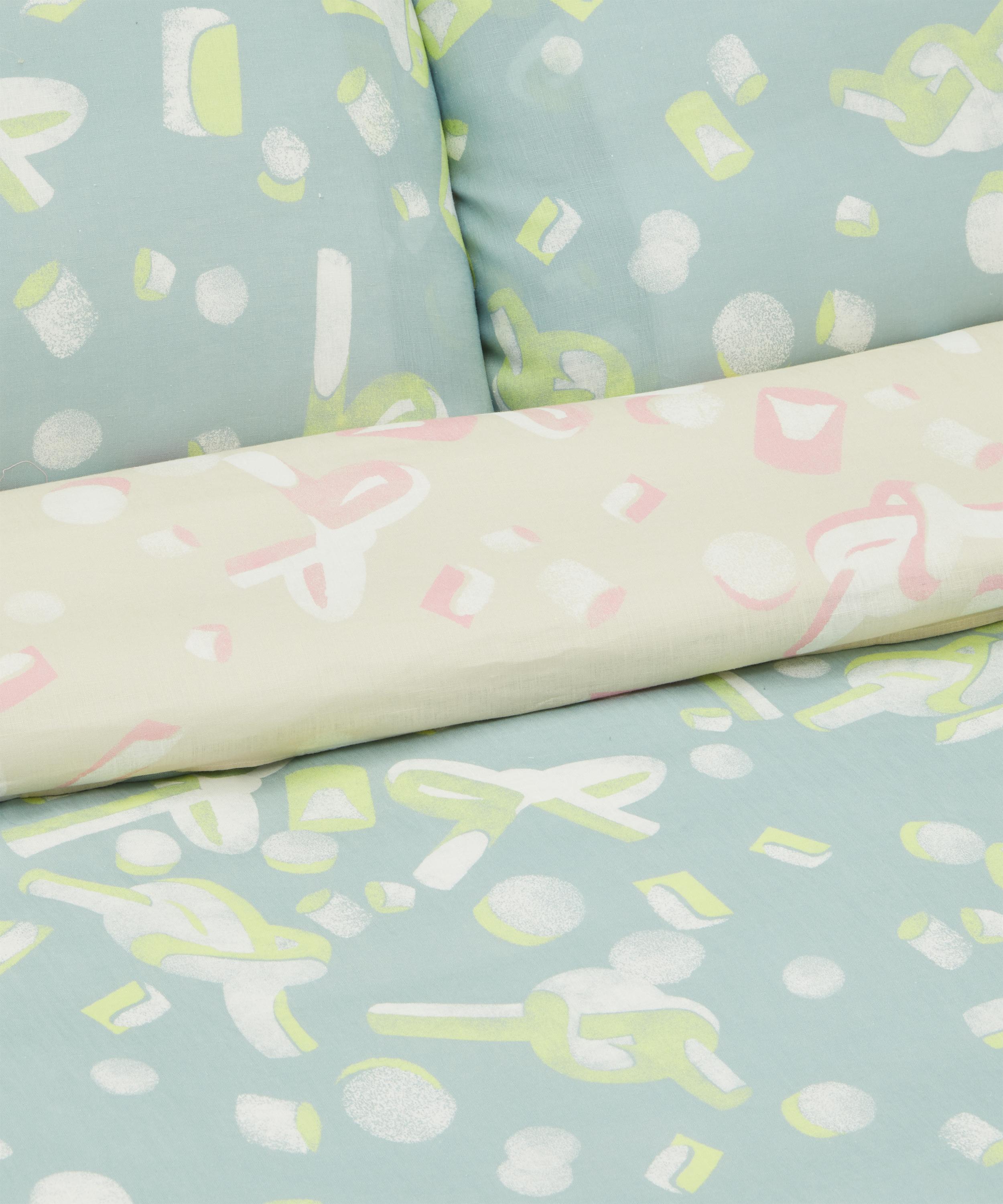 Coco & Wolf - Bobbi Knot Linen King Duvet Cover Set image number 1