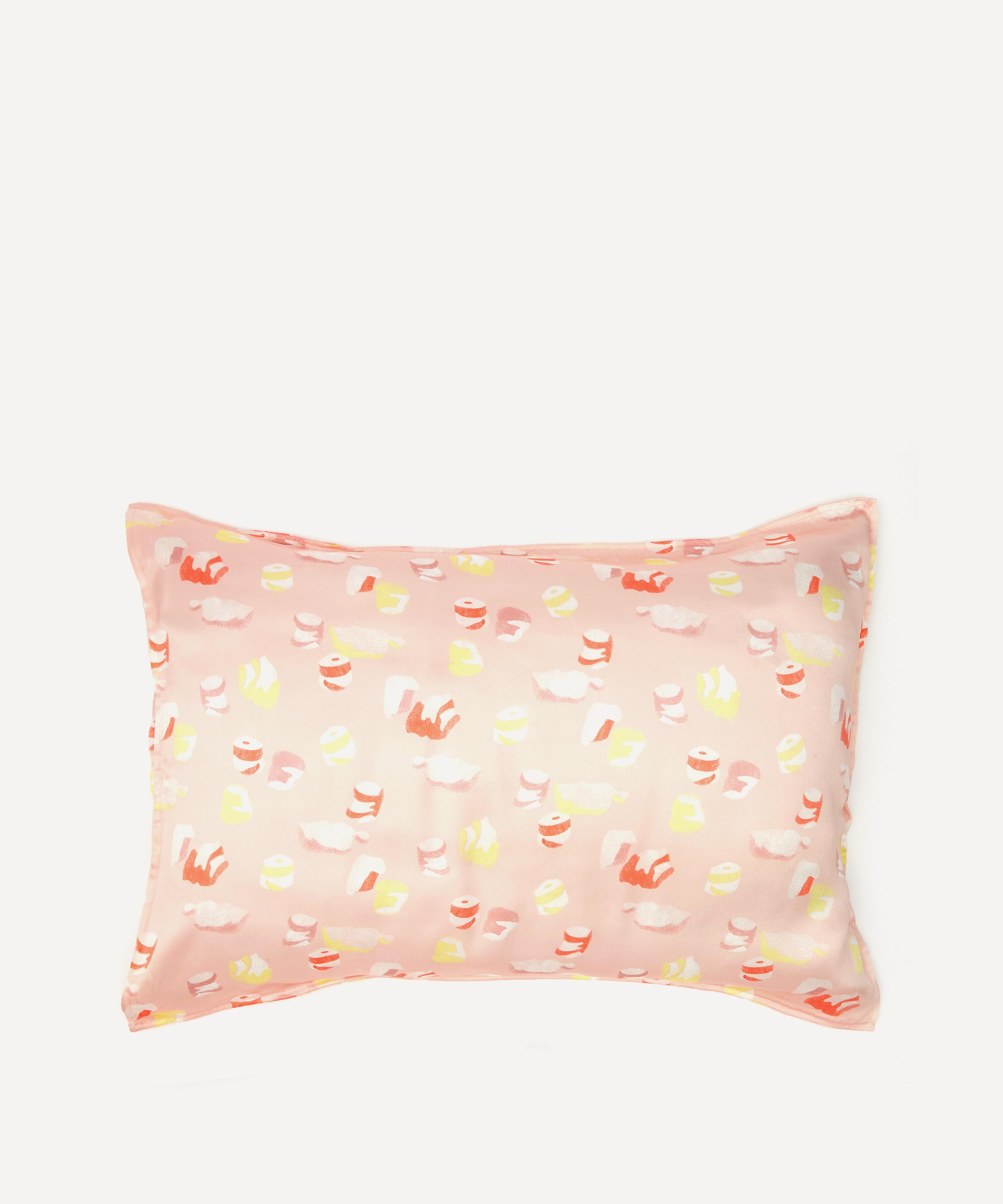 Coco & Wolf - Cotton Balls Silk Satin Pillowcases Set of Two image number 0