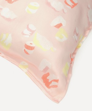 Coco & Wolf - Cotton Balls Silk Satin Pillowcases Set of Two image number 2