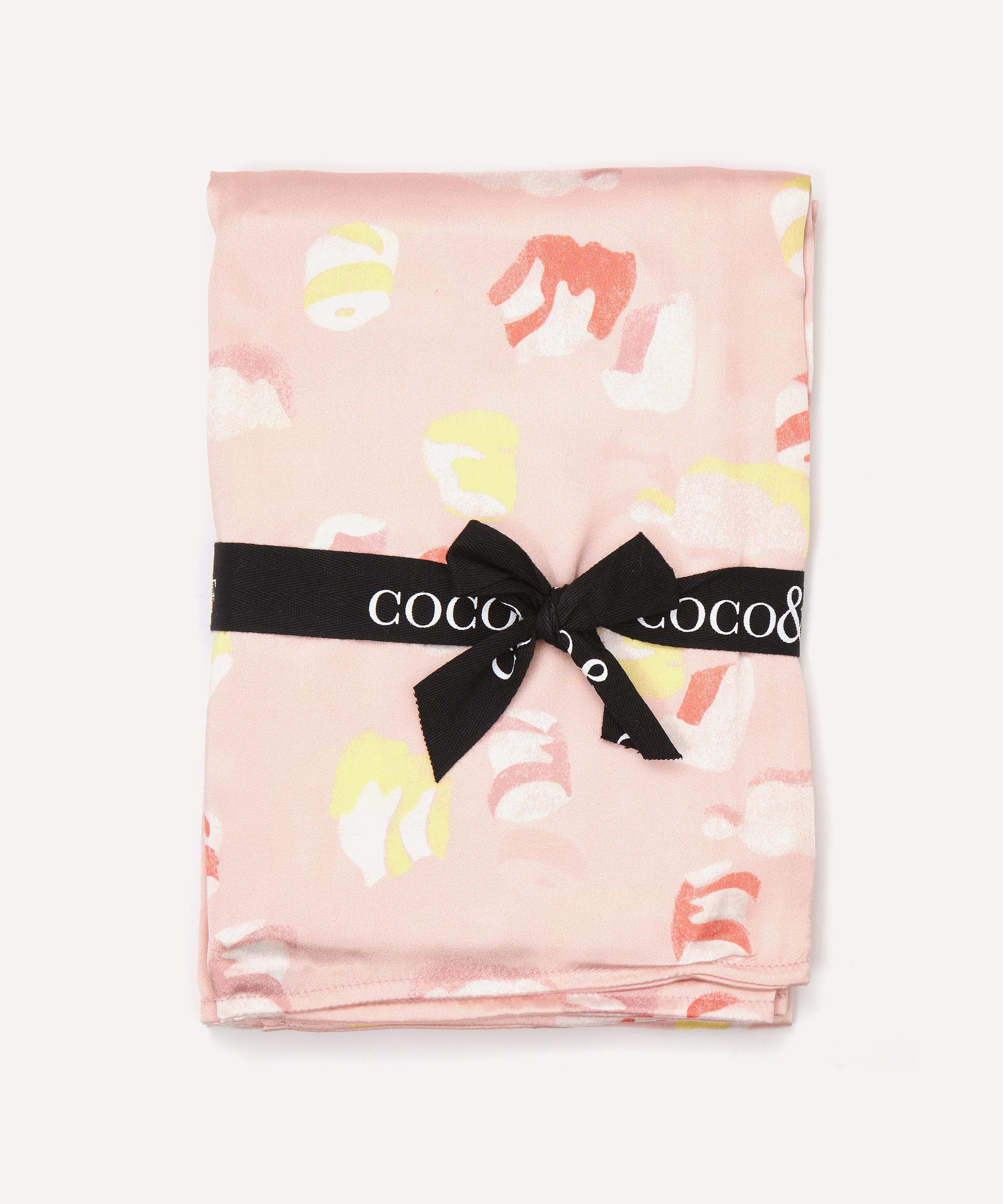 Coco & Wolf - Cotton Balls Silk Satin Pillowcases Set of Two image number 3