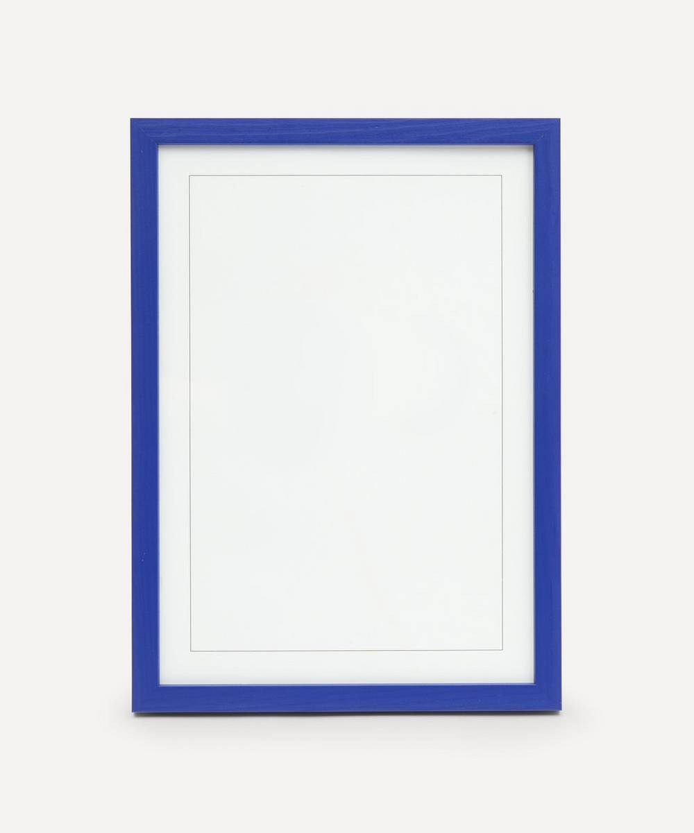 PLTY - Blue Solid Oak Wood Frame A4