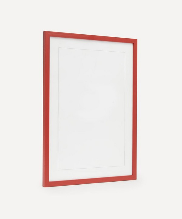 PLTY - Red Solid Oak Wood Frame A3 image number 1