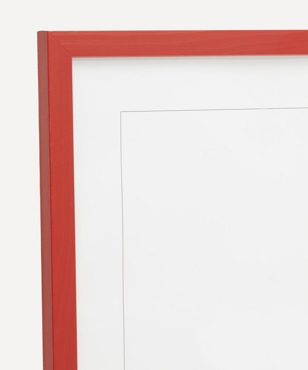 PLTY - Red Solid Oak Wood Frame A3 image number 3