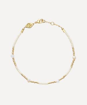 Gold-Plated Clemence Beaded Bracelet