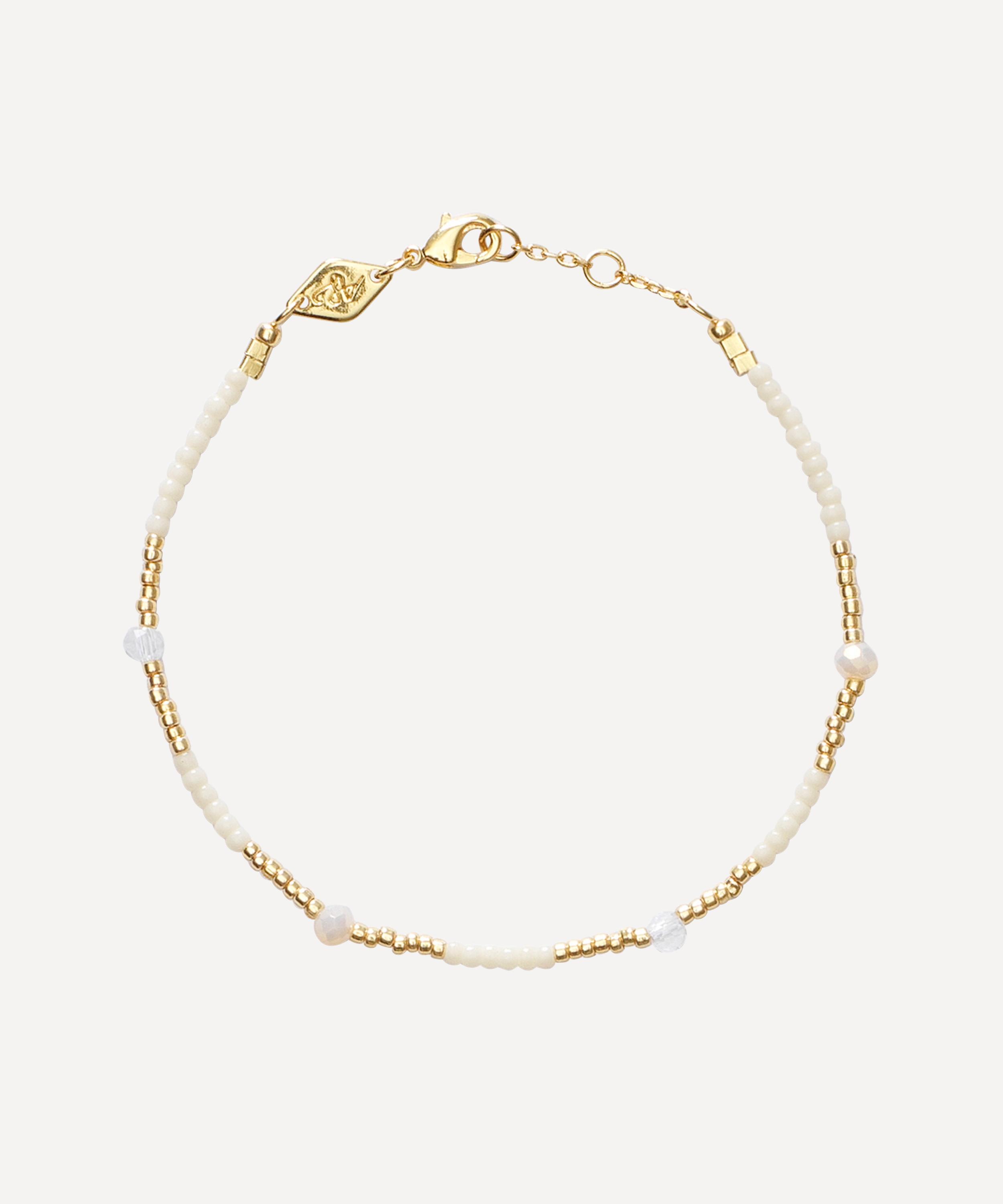 ANNI LU - Gold-Plated Clemence Beaded Bracelet