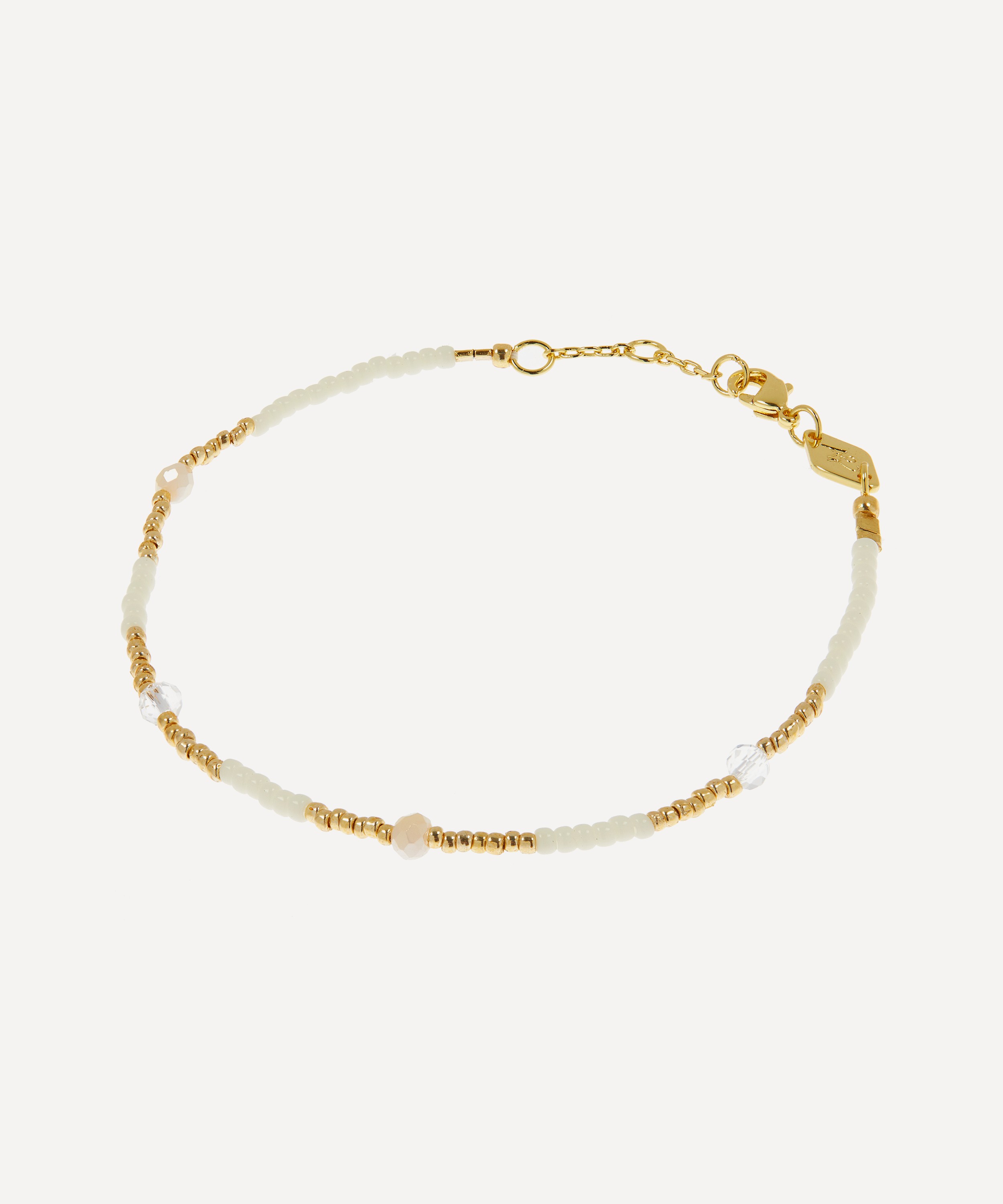 ANNI LU - Gold-Plated Clemence Beaded Bracelet image number 2