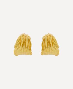 Gold-Plated Ripcurl Hoop Earrings