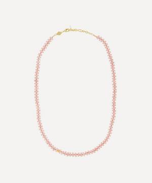 Gold-Plated The Big Pink Beaded Necklace