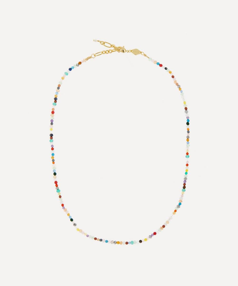 ANNI LU - Gold-Plated Twinkle Twinkle Beaded Necklace