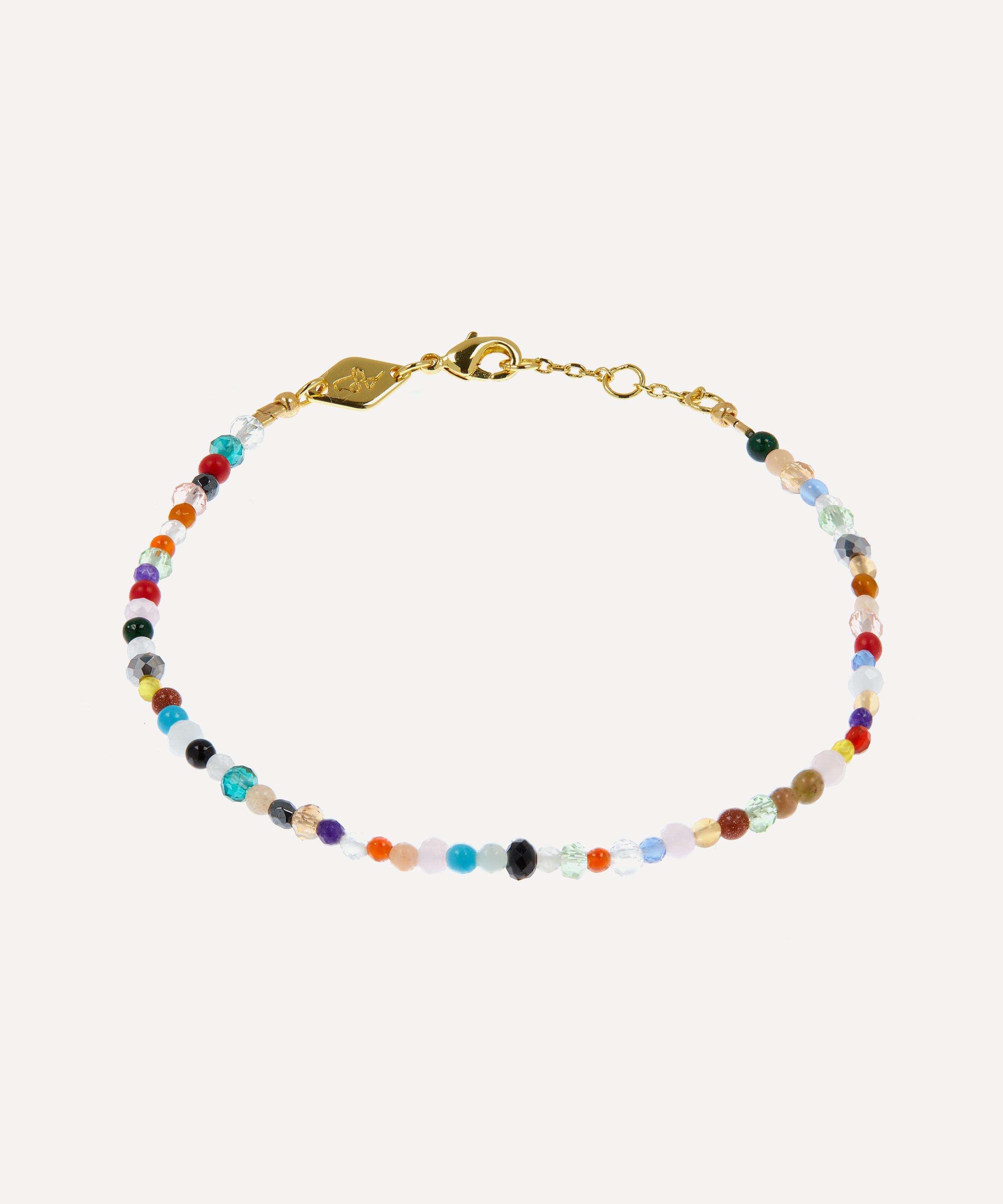 ANNI LU - Gold-Plated Precious Mix Beaded Bracelet image number 0