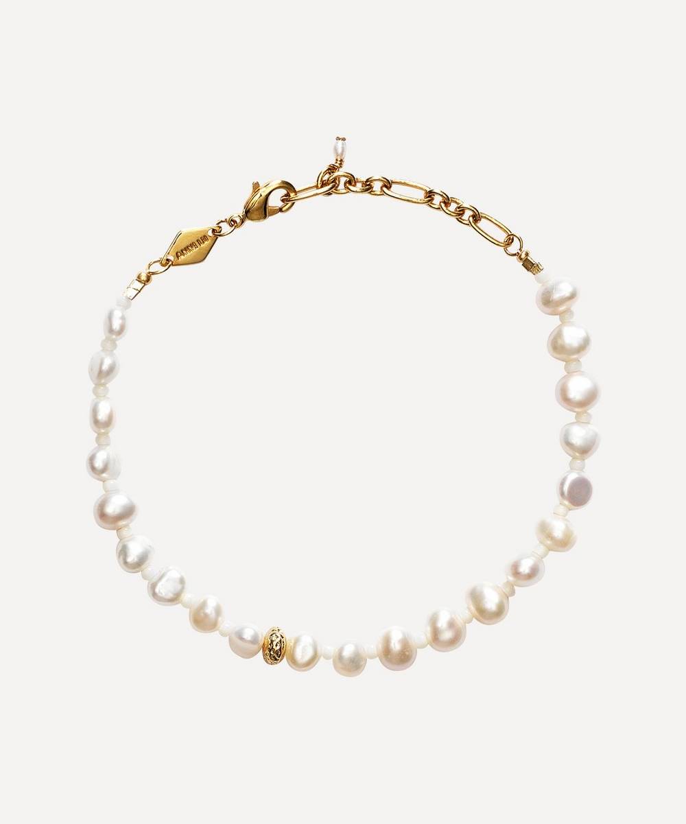 ANNI LU - Gold-Plated Stellar Pearly Bracelet