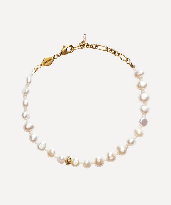 ANNI LU - Gold-Plated Stellar Pearly Bracelet image number null