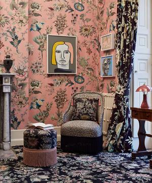 House of Hackney - Flora Fantasia Weeds Please Jacquard Cushion image number 2