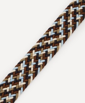 Anderson's - Woven Elasticated Multicoloured Blue Belt image number 2