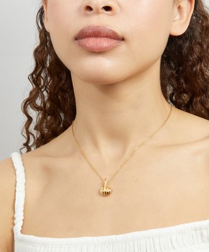 Anissa Kermiche - Gold-Plated French for Goodnight Pendant Necklace image number 1