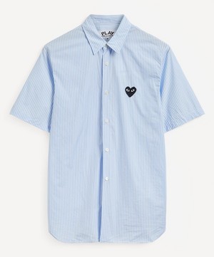 Comme des Garçons Play - Heart Logo Patch Cotton T-Shirt image number 0