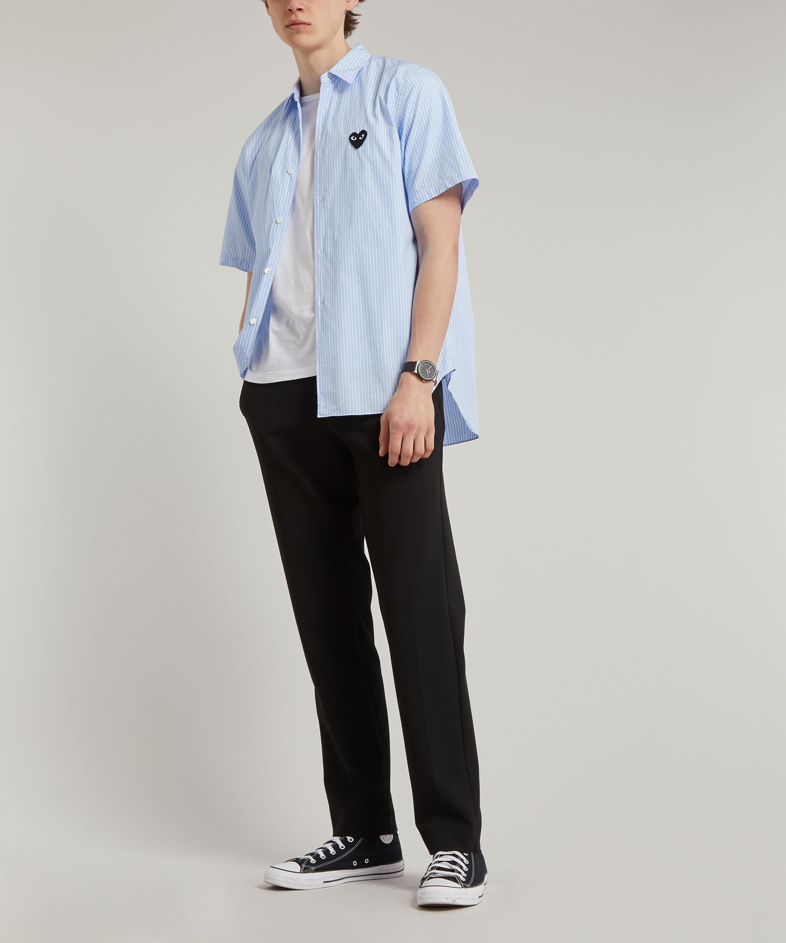 Comme des Garçons Play - Heart Logo Patch Cotton T-Shirt image number 2