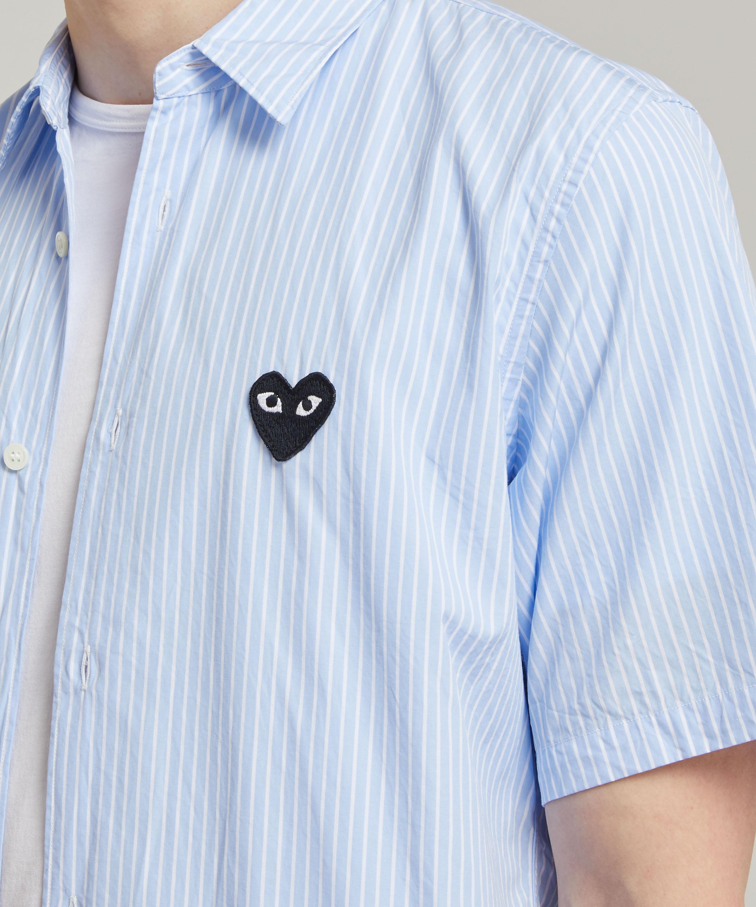 Comme des Garçons Play - Heart Logo Patch Cotton T-Shirt image number 4