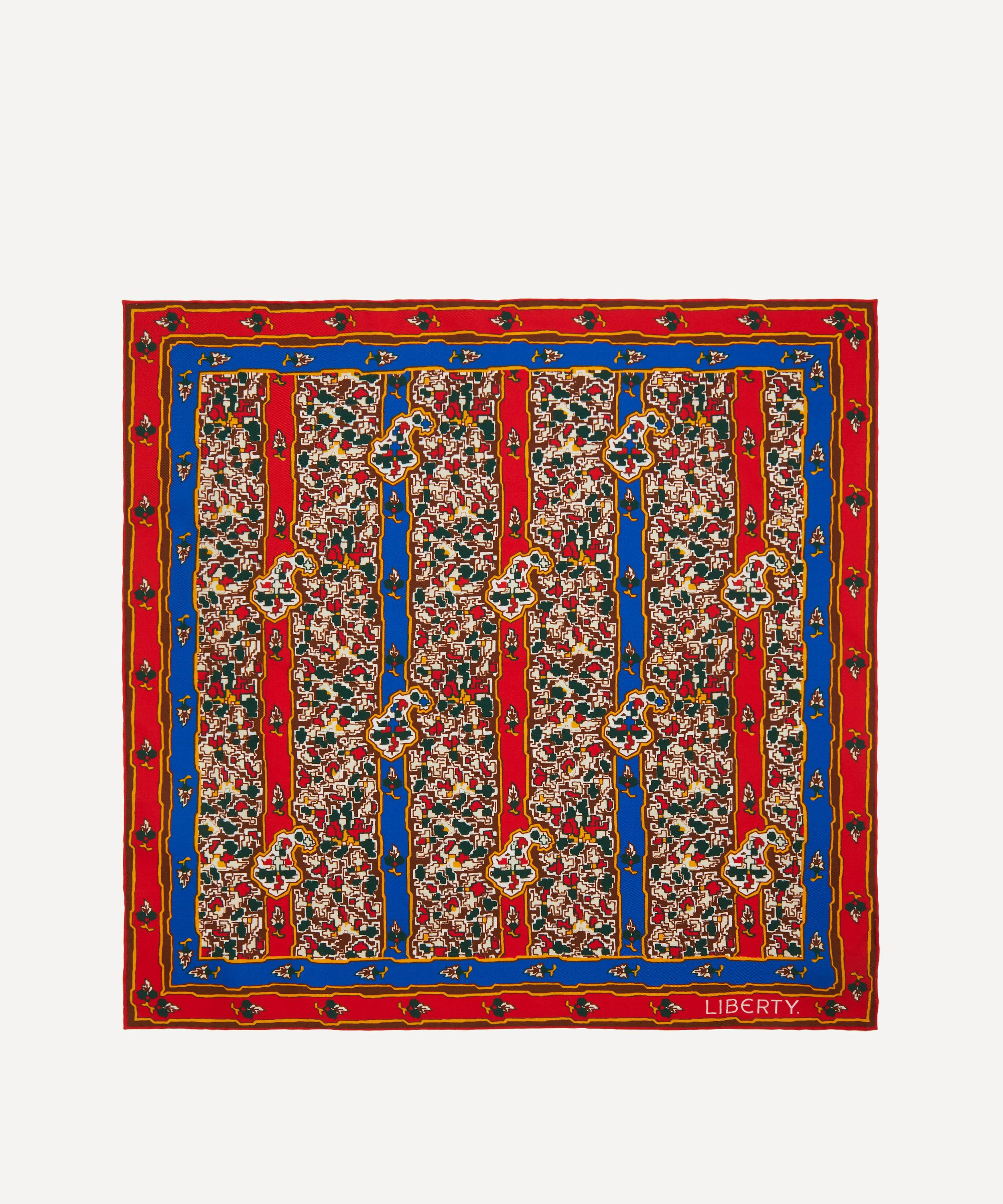 Liberty - Betley Printed Silk Pocket Square image number 2