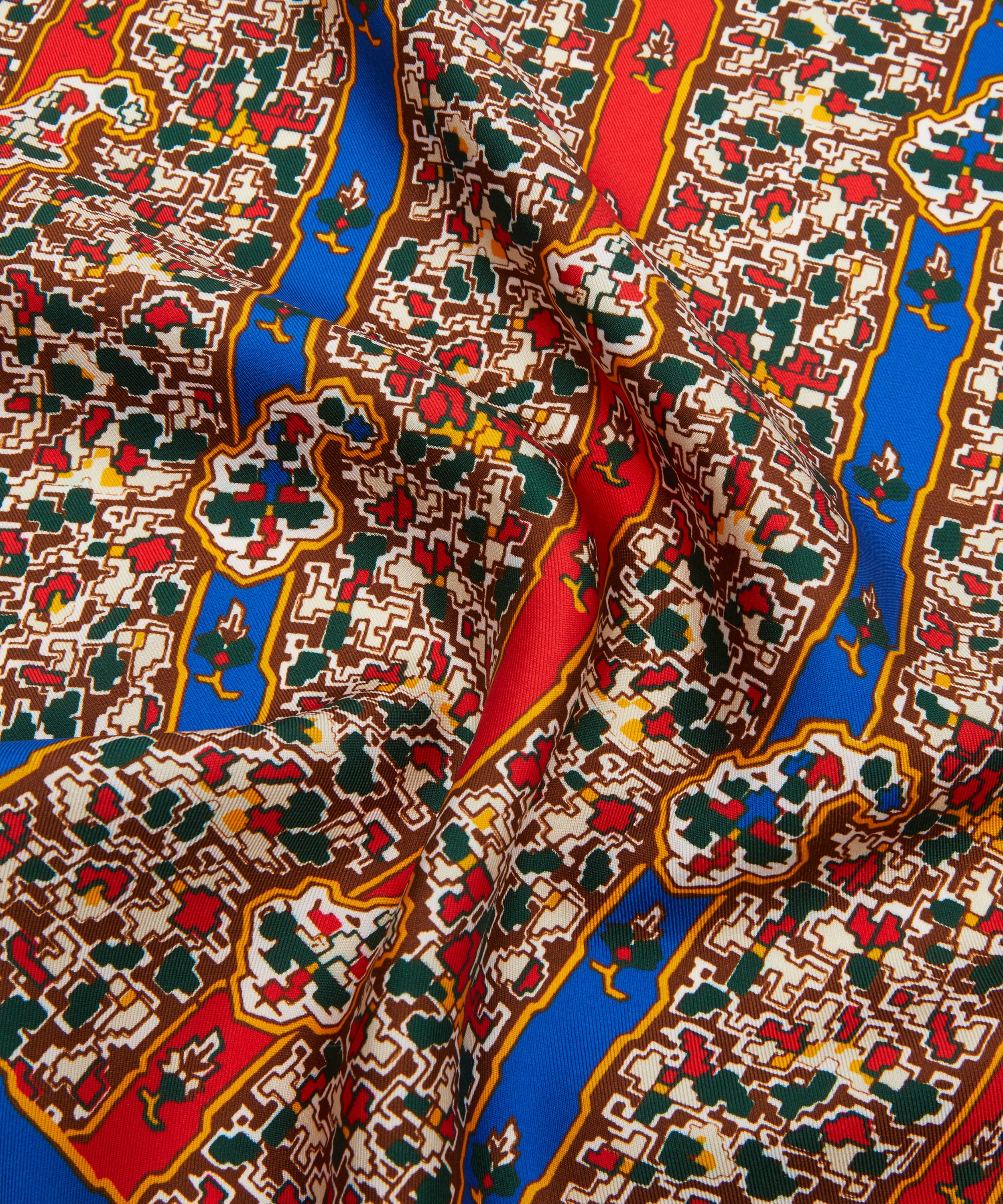 Liberty - Betley Printed Silk Pocket Square image number 3
