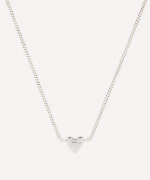 Silver Te Quiero Heart Pendant Necklace