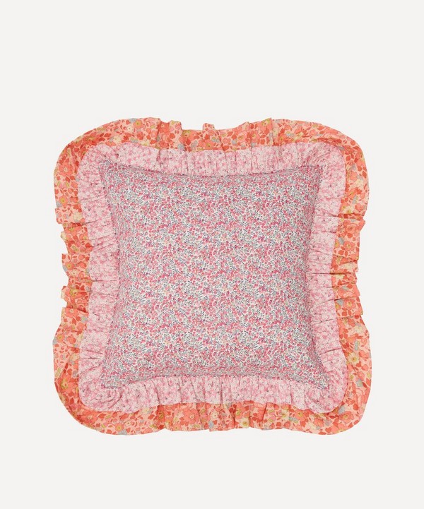 Coco & Wolf - Wiltshire Bud and Mitsi Valeria and Betsy Double Ruffle Square Cushion image number null