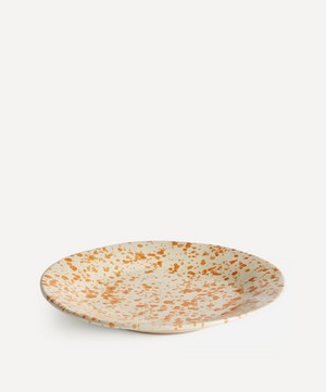 Hot Pottery - Shallow Serving Bowl Burnt Orange image number 1