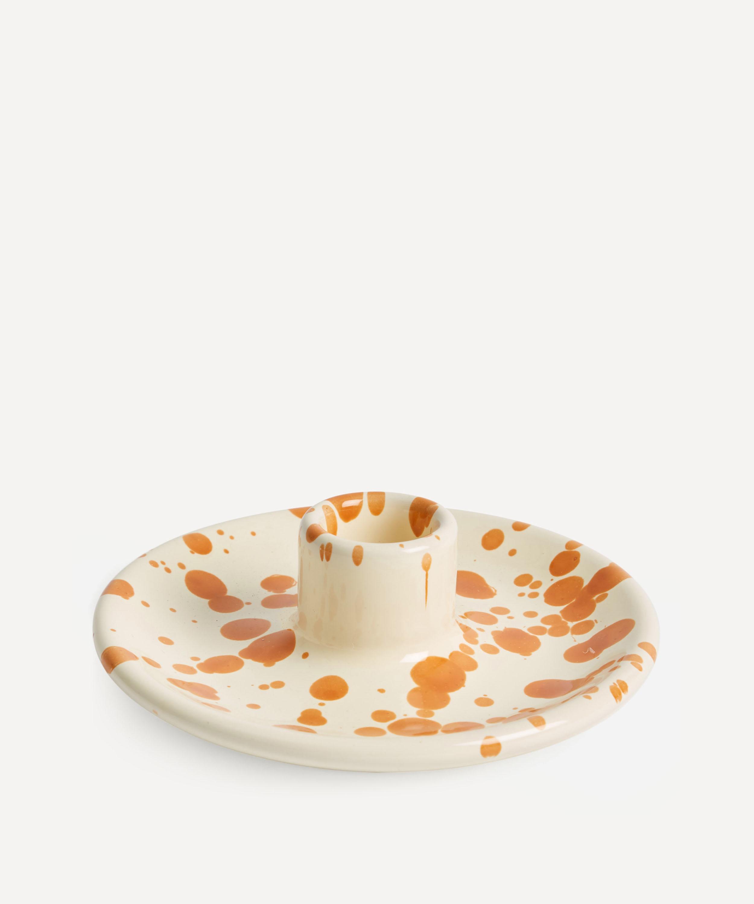 Hot Pottery - Candle Holder Burnt Orange image number 0
