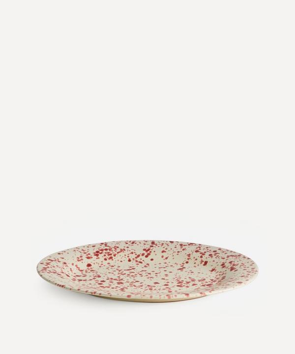 Hot Pottery - Irregular Serving Platter Cranberry image number null