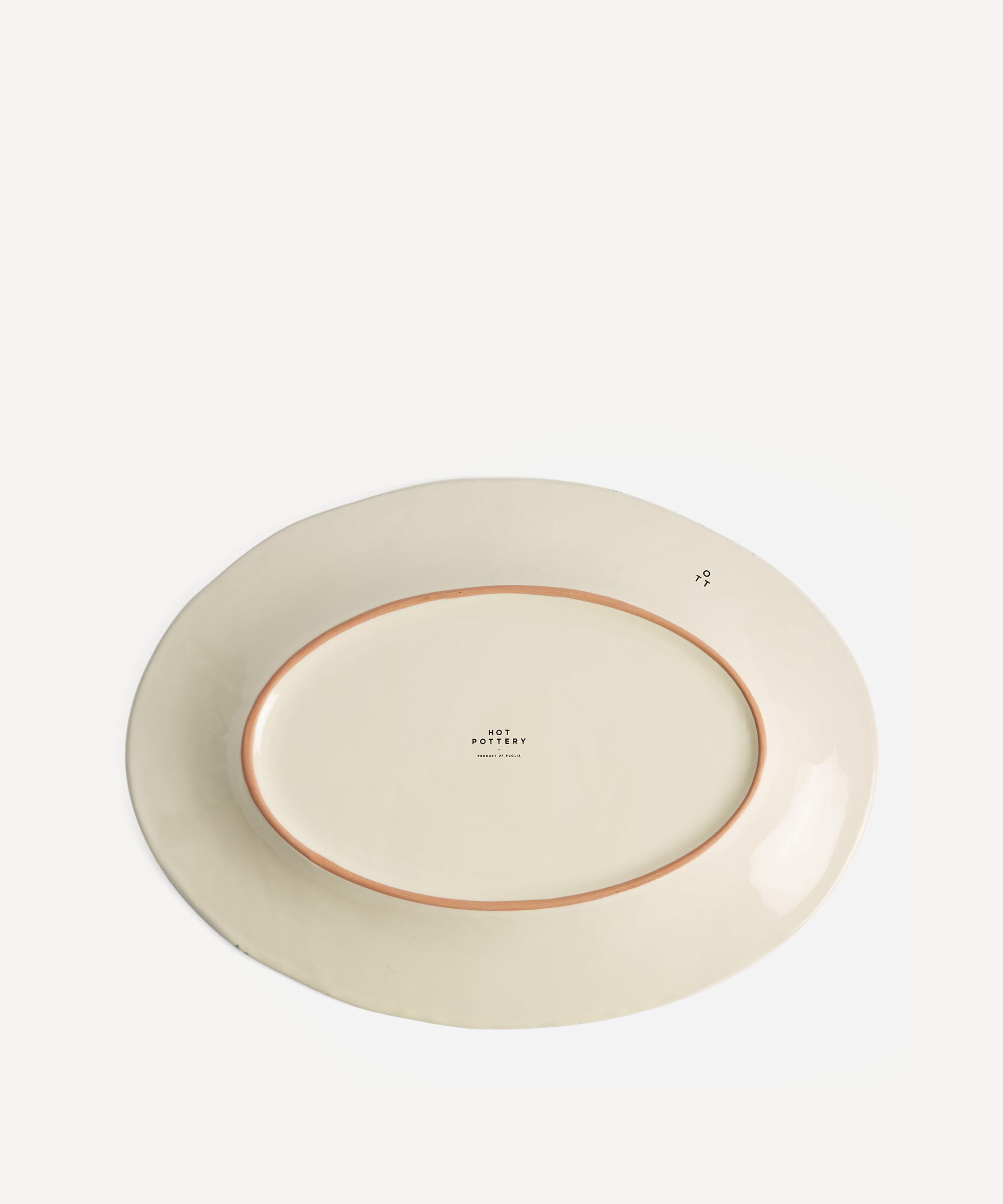 Hot Pottery - Irregular Serving Platter Pistachio image number 2