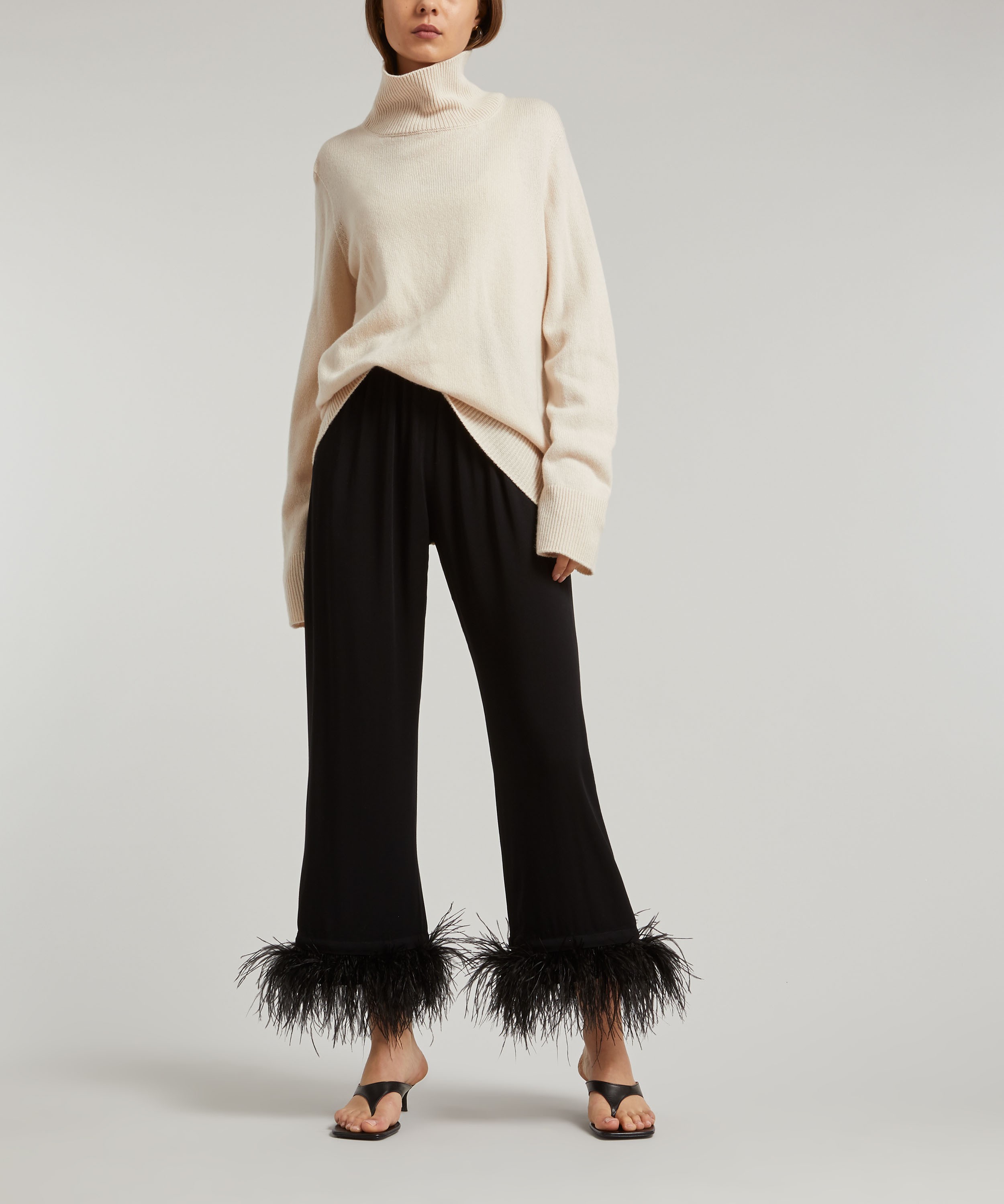 Feather Trim Pant Set – Shop Luxe Life Boutique