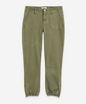 Paige - Mayslie Cotton Twill Joggers image number 0