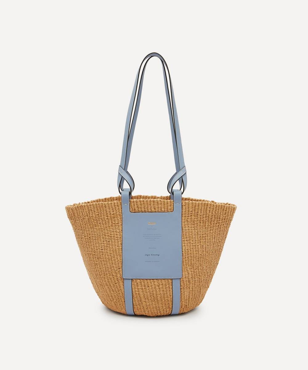 Large Fair-Trade Paper Basket Bag | Liberty