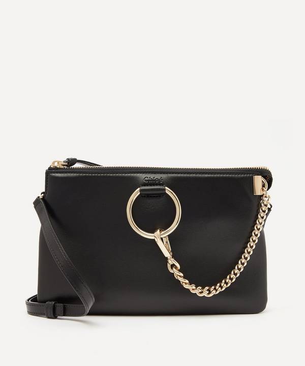 Faye Soft Leather Zipped Shoulder Bag | Liberty