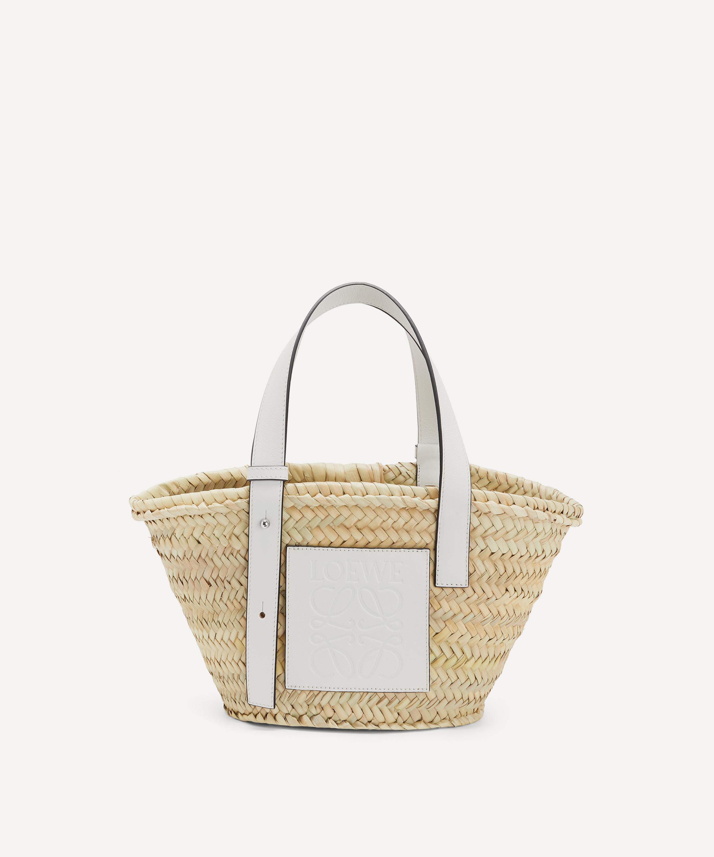 Loewe Large Woven Basket Bag in Natural