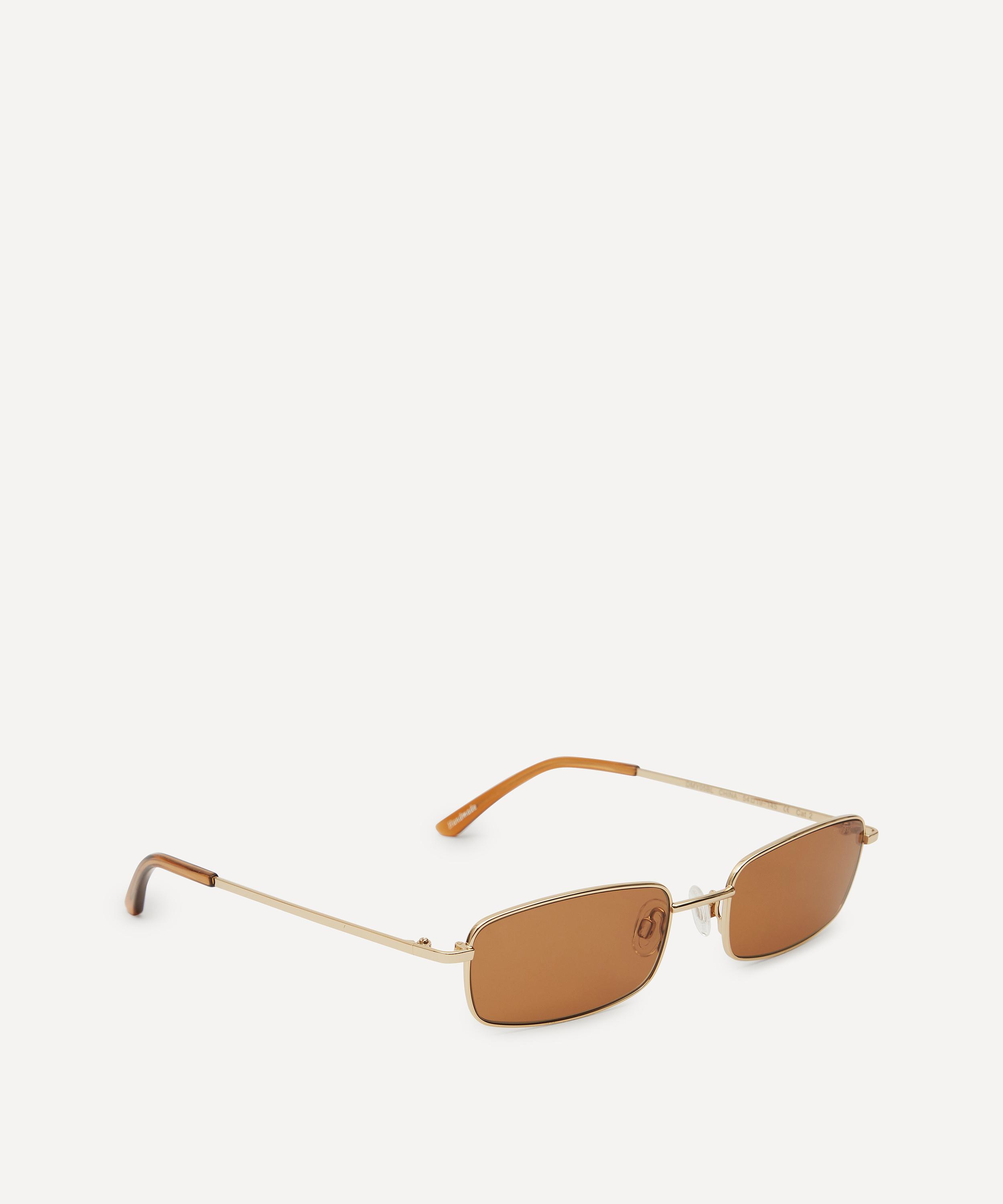 DMY Studios - Olsen Rectangular Metal Sunglasses image number 2