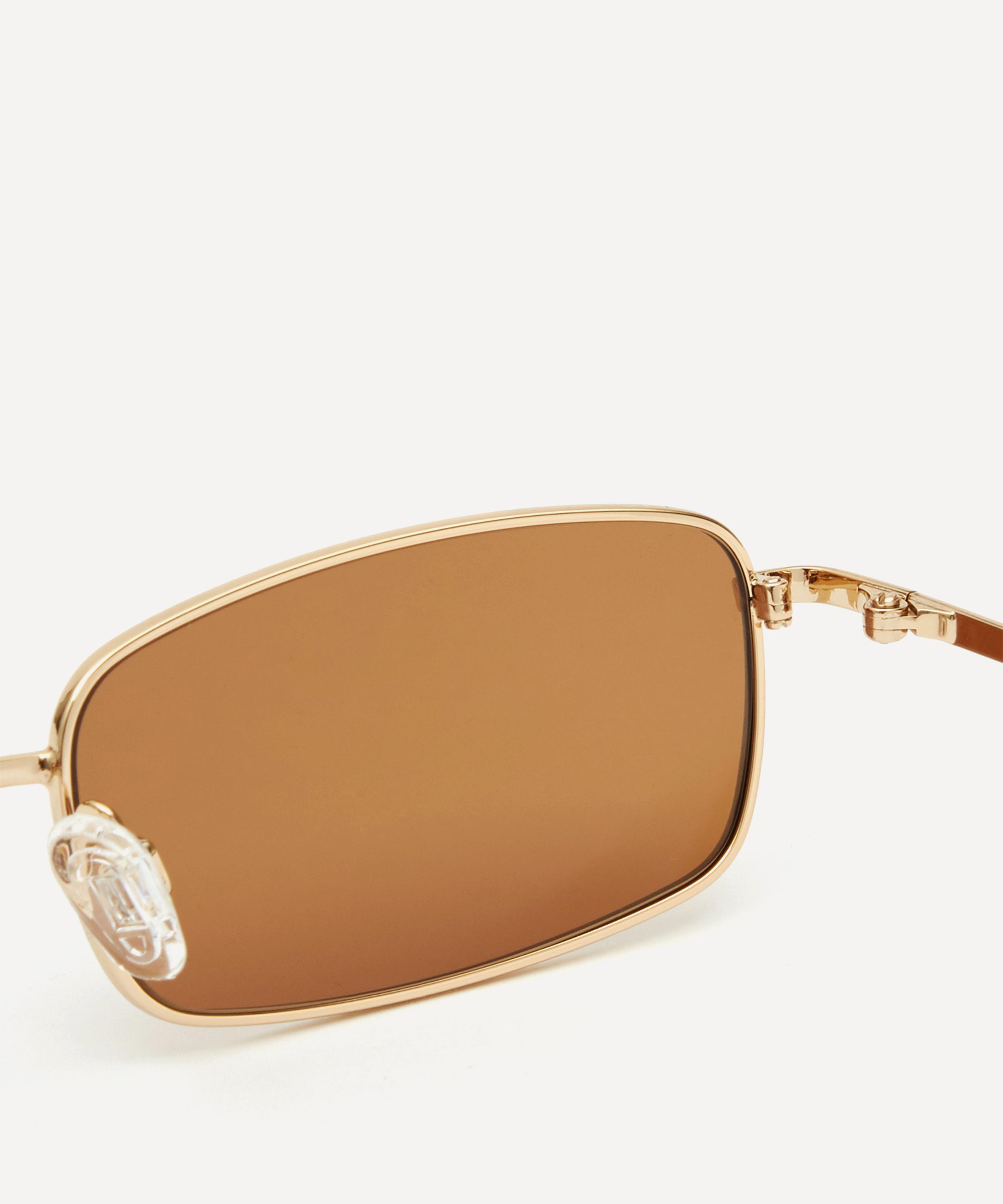 DMY Studios - Olsen Rectangular Metal Sunglasses image number 3