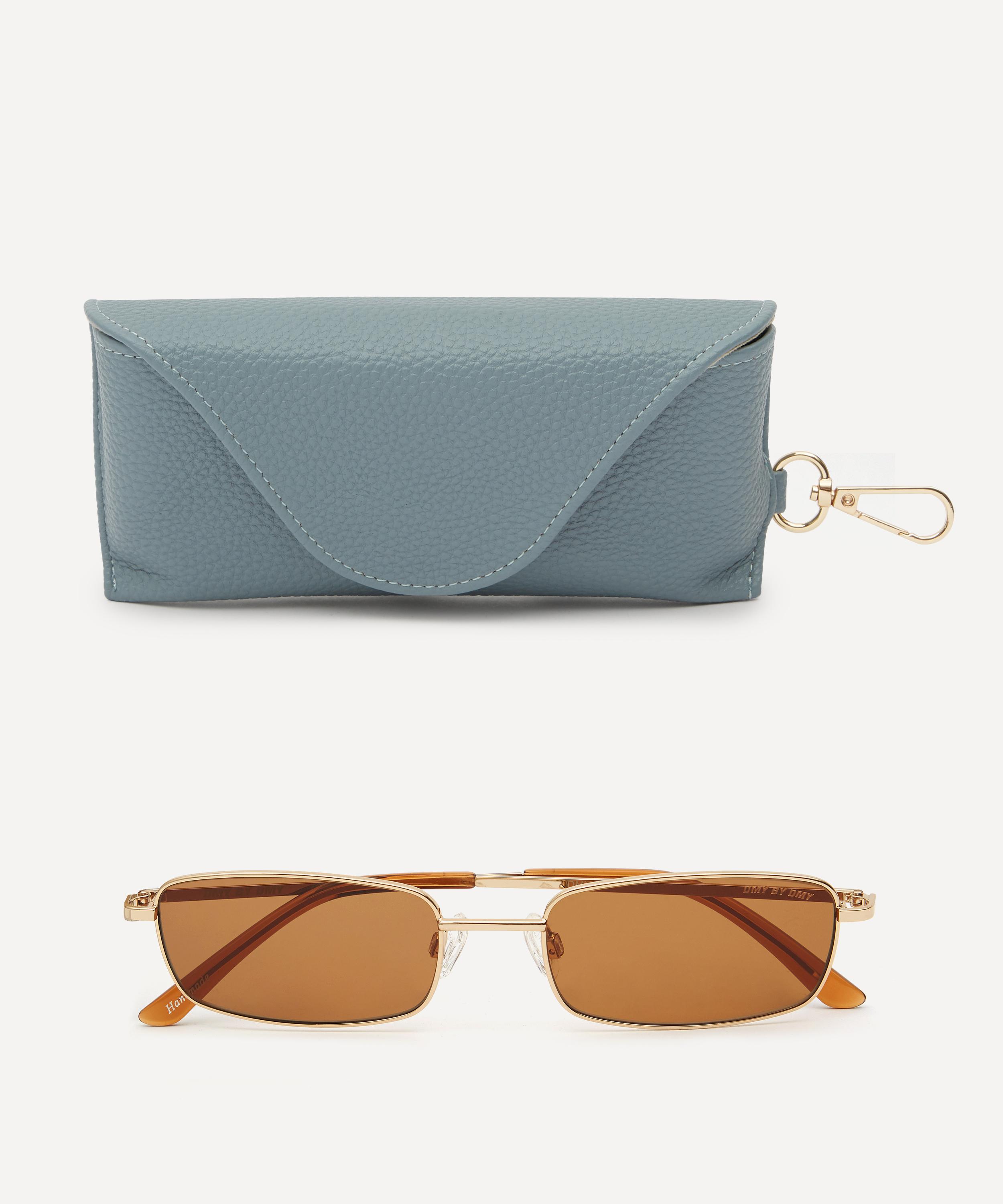DMY Studios - Olsen Rectangular Metal Sunglasses image number 4