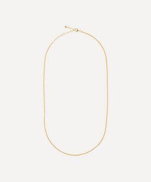 Monica Vinader - Gold Plated Vermeil Silver 18-20" Curb Chain Necklace image number 0