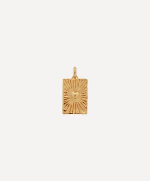 Gold Plated Vermeil Silver Talisman Heart Pendant